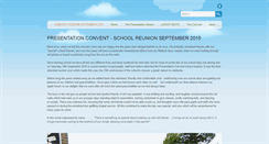 Desktop Screenshot of presentationconvent.com